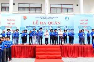 Hà Nội ra quân chiến dịch Thanh niên tình nguyện hè 2018