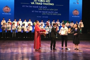 Lai Châu: 3 thí sinh đoạt giải tại Kỳ thi tay nghề quốc gia 2018