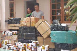 Bắt đối tượng vận chuyển hơn 600 kg pháo
