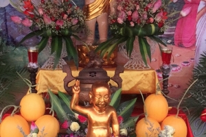 Thường Tín: Rực rỡ cờ hoa, chùa Thanh Lương chào mừng Đại lễ Phật Đản 2018