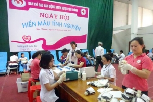 Nghệ An: Hơn 1.300 người tham gia 'Ngày hội hiến máu tình nguyện'