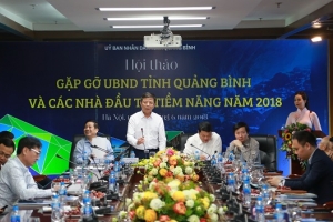 Quảng Bình gặp gỡ các nhà đầu tư tiềm năng năm 2018