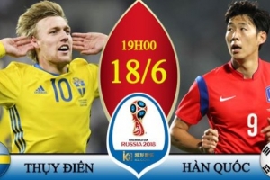 Thụy Điển vs Hàn Quốc: Buộc phải thắng để nuôi hy vọng đi tiếp