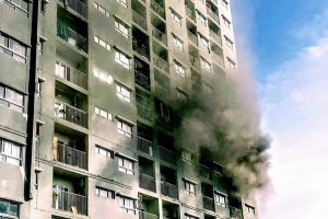 Cháy chung cư I-Home ở Sài Gòn