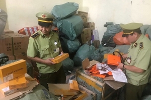 Lạng Sơn: Thu giữ hơn 8.700 sản phẩm hàng hóa có dấu hiệu giả mạo nhãn hiệu