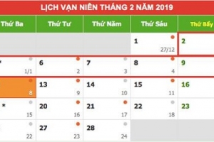 Thủ tướng Chính phủ chốt phương án nghỉ Tết Nguyên đán 2019