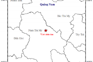 Quảng Nam và Sơn La xảy ra động đất