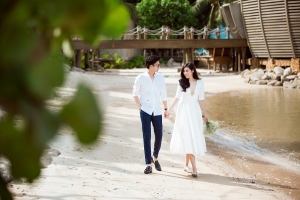 Trọn bộ ảnh cưới ngọt ngào của Á hậu Tú Anh cùng vị hôn phu