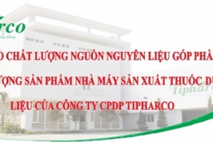 Công ty CPDP Tipharco: Nâng cao chất lượng dược liệu