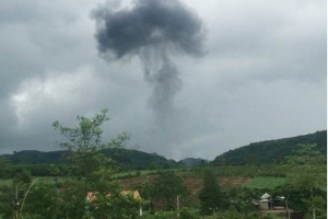Nghệ An: Máy bay quân sự Su-22 rơi