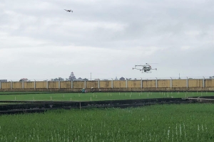 Thai Binh Seed trình diễn máy bay không người lái phun thuốc bảo vệ thực vật