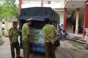Lạng Sơn: Bắt giữ xe ô tô vận chuyển 1.200 chai bi Liquan nhập lậu