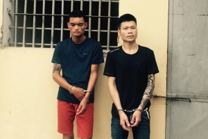 Hà Nội: Bắt 2 đối tượng chuyên cướp giật tại các tiệm vàng