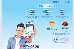 Cùng VietinBank iPay Mobile ‘QRPay, quét mã trúng vàng’