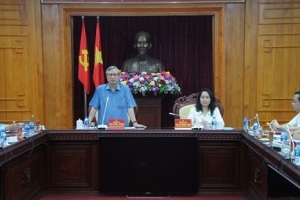 Thường trực Ban Bí thư Trần Quốc Vượng thăm và làm việc tại Lạng Sơn