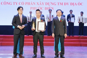Địa ốc Phước Điền: Lọt Top 30 “Thương hiệu BĐS xuất sắc 2018”