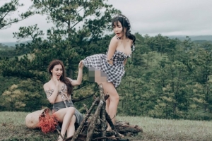 Công an vào cuộc vụ Á hậu Thư Dung khoe thân ở Tuyệt tình cốc