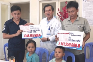 TP Đà Nẵng: Trao tiền ủng hộ cho 2 nạn nhân vụ TNGT thảm khốc tại Quảng Nam
