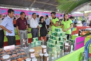 Đồng Tháp: Khai mạc Hội chợ triển lãm hàng công nghiệp nông thôn tiêu biểu