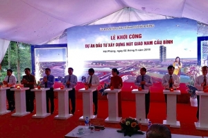Hải Phòng: Khởi công dự án đầu tư xây dựng nút giao thông Nam Cầu Bính