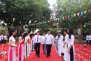 Vĩnh Phúc: Trường THPT Võ Thị Sáu khai giảng năm học 2018 - 2019