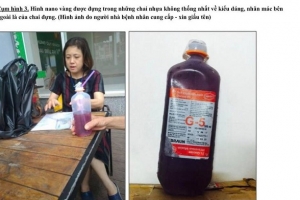 Nano vàng 15 triệu/một chai 100cc điều trị ung thư: Quảng cáo, rao bán công khai trên mạng
