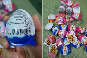 Phát hiện hơn 1,5 tấn bánh kẹo socola King Egg không rõ nguồn gốc