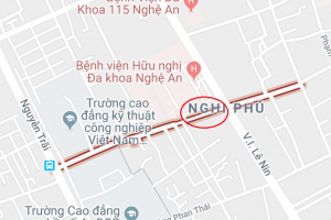 Nghệ An: Mở lại đường Hồ Tông Thốc sau 2 năm bị đóng để xây bệnh viện