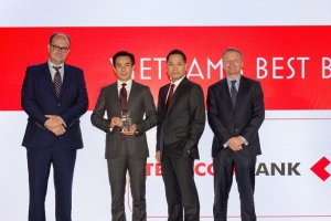 Techcombank được Euromoney vinh danh “Ngân hàng tốt nhất Việt Nam 2018”