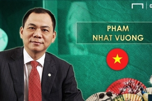 Ông chủ Tập đoàn Vingroup lọt top những ông bầu giàu nhất Châu Á