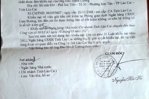 Tiền gửi “bỗng dưng bốc hơi” tại ngân hàng CSXH Lào Cai – Bài 2: Ai chịu trách nhiệm?