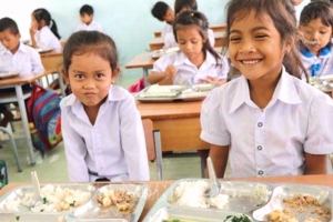 Huyện Ia Pa-Gia Lai: Chương trình Bữa 'Cơm Có Thịt' đầu tiên ở trường vùng sâu xã La Tul