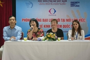 Viện FES (Đức) tổ chức Hội thảo phòng chống QRTD tại nơi làm việc
