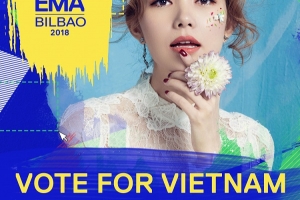 Minh Hằng đại diện Việt Nam tranh tài tại MTV EMA 2018