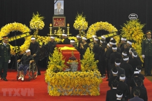 Những hình ảnh cảm động tại Lễ tang nguyên Tổng Bí thư Đỗ Mười