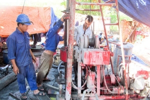 Ban hành Nghị định sửa điều kiện cấp giấy phép hành nghề khoan nước dưới đất