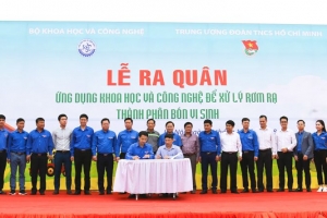 Ứng dụng khoa học công nghệ để xử lý rơm rạ thành phân vi sinh