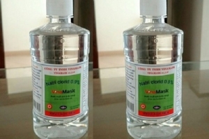Thu hồi nước muối sinh lý đa năng Natri cloride của Công ty TNHH Vinamask