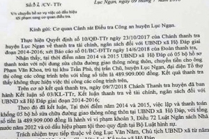 Bắc Giang: Chủ tịch xã làm khống hồ sơ... "biển thủ" tiền ngân sách!