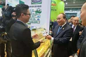 Sản phẩm sữa của Vinamilk ra mắt với người tiêu dùng Trung Quốc