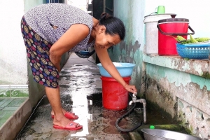 Đà Nẵng: Sông cầu Đỏ nhiễm mặn, nhiều hộ dân thiếu nước sạch