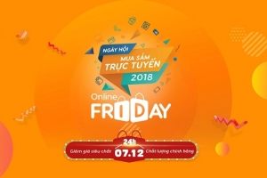 Ngày mua sắm trực tuyến 2018: Quy tụ nhiều thương hiệu lớn, khuyến mãi hấp dẫn