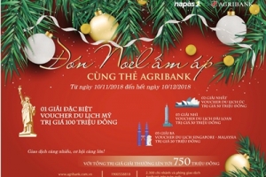 Đón Noel ấm áp cùng thẻ Agribank