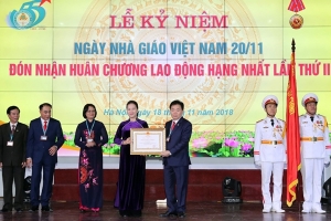 Chủ tịch Quốc hội dự lễ kỷ niệm Ngày Nhà giáo Việt Nam 20/11 tại Học viện Tài chính