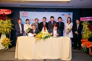 Lễ ký kết hợp tác chiến lược giữa Công ty CP Thương mại XNK Thiên Nam và PVcomBank