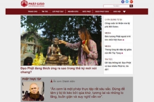 Ra mắt giao diện mới Cổng thông tin Phật giáo (Phatgiao.org.vn)