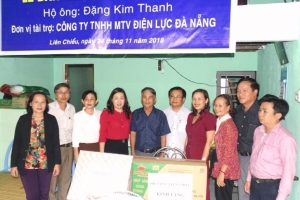 Điện lực Liên Chiểu – Đà Nẵng: Tặng nhà tình nghĩa và quà cho các hộ dân nghèo