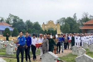 Thanh Hóa: Tổ chức truy điệu và an táng 3 hài cốt liệt sỹ