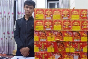 Hà Tĩnh: Bắt thanh niên “ém” hơn 70 kg pháo lậu chờ ngày tẩu tán