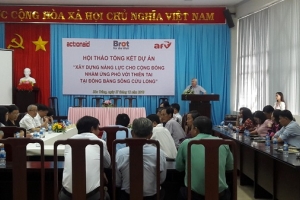 Nhân rộng mô hình xây dựng năng lực cộng đồng nhằm đối phó thiên tai